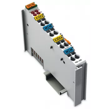 4kanálový analogový vstupní modul WAGO 750-455, 0,5 kV, 32 V, 12 bitů, 100 Ohm