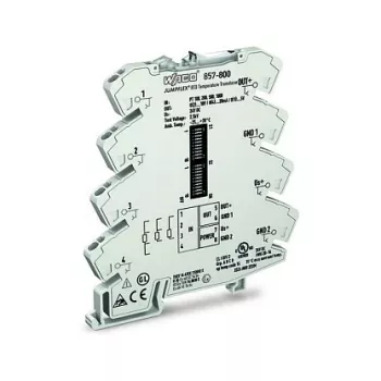 WAGO 857-800 převodník teploty / úprava signálu, šedá, -25 až 70 °C, 6 x 94 x 97,8 mm, 35,3 g