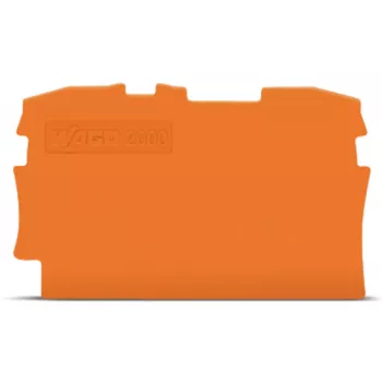 Koncová a mezilehlá deska WAGO 2000-1292, oranžová