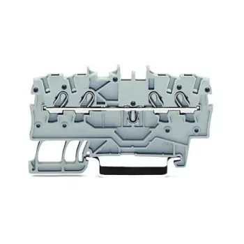 Průchozí svorka WAGO, 4 mm², šedá, 32 A, 800 V, CAGE CLAMP®