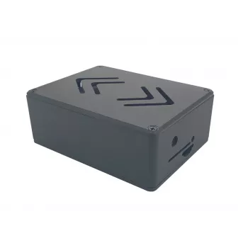 Hliníkové pouzdro ALLNET Rock 4 C+ ecoPI PRO LP černé pro Radxa Rock Pi 4C Plus