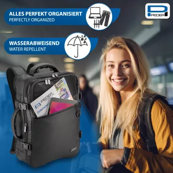 PEDEA Clutch batoh na notebook 15,6 inch (39,6 cm) - černý