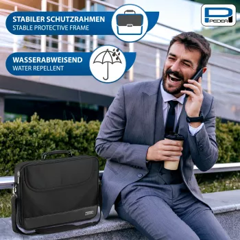 Taška na notebook PEDEA BLACKLINE 15,6 inch (39,6 cm) černá