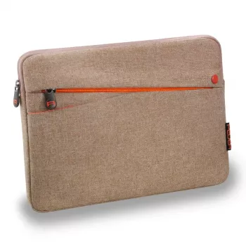 PEDEA Fashion pouzdro na tablet pro Samsung Galaxy Tab S6 Lite / A9+ / S9 / A8, béžová/oranžová, neopren