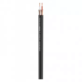 Kindermann stereo audio kabel – metráž – černý