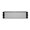 Adam Hall 87223VR 19 inch 3U ocelový rackový panel černý 1,5 mm