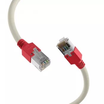 EFB Elektronik RJ45 patch kabel Cat.5e F/UTP LSZH Draka UC300 TM11rt křížený šedý 0,5 m