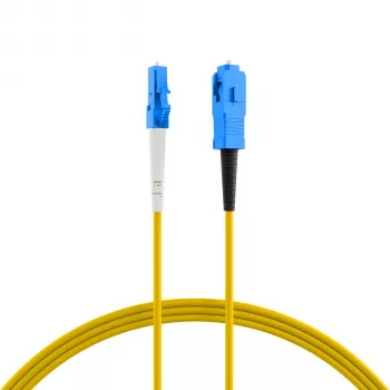 EFB-Elektronik simplex optický patch kabel LC-SC G657.A2 0,5 m 2,0 mm žlutý 9/125µm