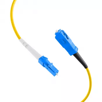 EFB-Elektronik simplex optický patch kabel LC-SC G657.A2 0,5 m 2,0 mm žlutý 9/125µm