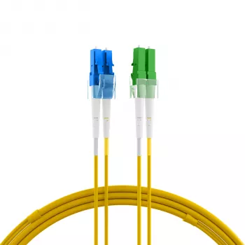 EFB Elektronik optický patch kabel LC/APC single-mode OS2 20 m žlutý