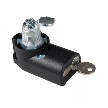 EFB Elektronik Compact Turning Handle - držadlo do racku, černé, ze slitiny zinku