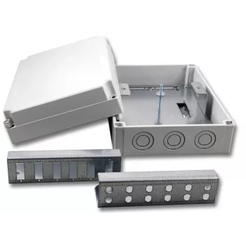 Optická distribuční skříň EFB Elektronik – RAL 7035 – 12x SC-Duplex OM4