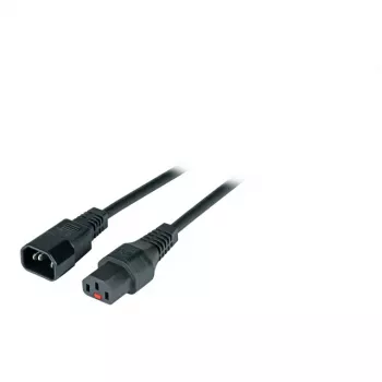 Napájecí prodlužovací kabel IEC Lock C14 na C13, 2,0 m, černý (EK601SW.2)