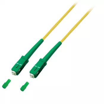 EFB Elektronik Simplex propojovací kabel SC/APC-SC/APC 9/125µm OS2 LSZH žlutý 3,0mm 20m
