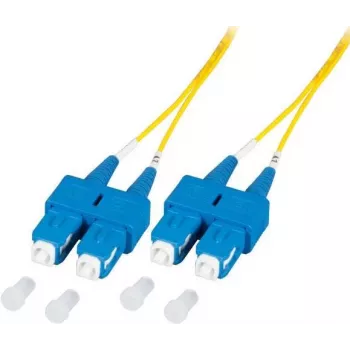 EFB Elektronik O2513.5-1.2 optický propojovací kabel 5 m SC duplex OS2 žlutý