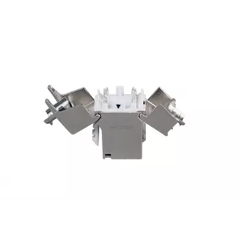 EFB Elektronik RJ45 Keystone Slimline Cat.6A stříbrný STP PVP komponenta 12pack - Power over Ethernet - RJ-45