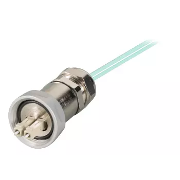 EFB Elektronik IP67 kabelová vývodka M25 LC-Duplex zástrčka na LC-Duplex zástrčku OM3 5m