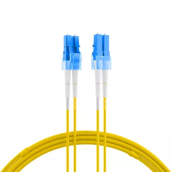 EFB Elektronik IPL-DF-LCULCU-2-0050 OS2 duplexní optický patch kabel LC/UPC na LC/UPC, 0,5 m, žlutý, LSZH