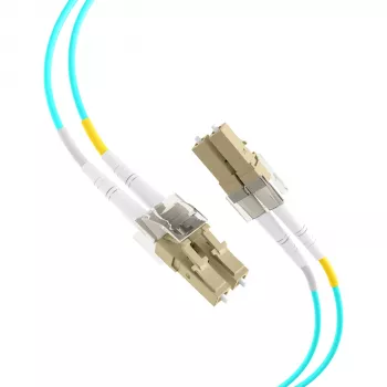 EFB Elektronik IPL-DF-LCULCU-3-0050 optický patch kabel, 0,5 m, OM3, LC/UPC na LC/UPC, duplexní, LSZH, aqua