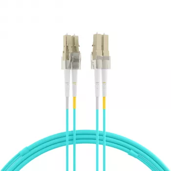 EFB Elektronik IPL-DF-LCULCU-3-0300 duplexní optický patch kabel OM3 LC/UPC na LC/UPC 3 m aqua LSZH