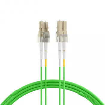 EFB Electronics IPL-DR-LCULCU-5-0050 optický patch kabel, OM5, LC/UPC na LC/UPC, 0,5 m, LSZH, limetkově zelený