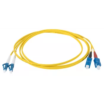 EFB Electronics IPL-DR-LCUSCU-2-1000 optický patch kabel, OS2, LC na SC, 10 m, žlutý