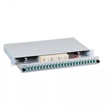 EFB Electronics rozšiřitelná splice box LC 12 pigtailů offset 6 spojek OM3