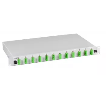 EFB Electronics rozšiřitelná splice box SC 24 pigtailů offset 12 spojek OM3
