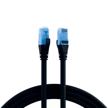 EFB K8109SW.1.5 propojovací kabel U/UTP Cat.6A 1,5 m černý