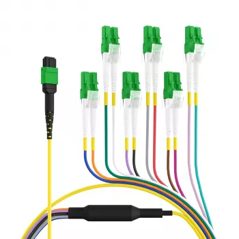 EFB Elektronik MTPF12LCAPC-2 - 2 m - OS2 - MTP - 12x LC optický rozbočovací kabel