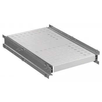 EFB Elektronik těžký výsuvný plech, 6 x boční montáž, 140 kg, RAL 9005 (691640ATS.02)