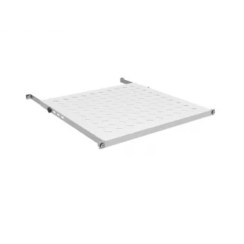 EFB Electronics 19 inch 0,5U pevný plech, instalační hloubka 750-850 mm, nosnost 70 kg, hloubka skříně 1000 mm, světle šedá (RAL 7035)