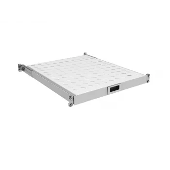EFB-Elektronik 19 inch 1U výsuvný plech, nastavitelná instalační hloubka 950-1050 mm, nosnost 30 kg, hloubka skříně 1200 mm, RAL 7035 světle šedá
