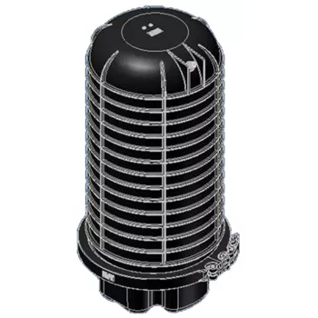 EFB Elektronik Dome Muffe flat 380 mm výška 290 x 150 mm