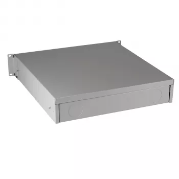 EFB Elektronik 19 inch 2U Lockable Keyboard and Document Drawer RAL 7035