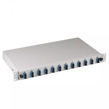 EFB Electronics splice box SC 9/125 OS2 výsuvný 12 pigtailů 6 spojek