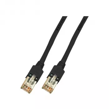 EFB Electronics RJ45 patch kabel Cat.5e F/UTP LSZH Draka UC300 TM11 černý 0,15m