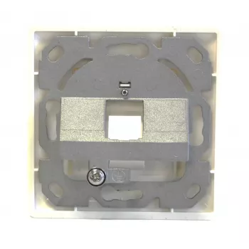 Rámová sada EFB Elektronik 1 port pro keystone moduly, DIN 49075, čistě bílá (RAL 9010)