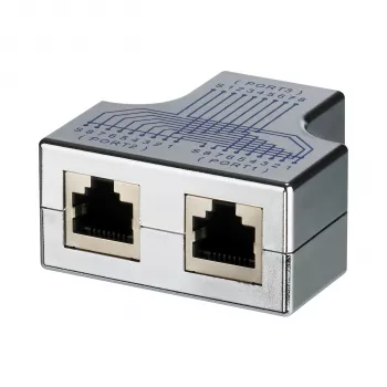 T-modulární adaptér EFB Elektronik RJ45 zásuvka/2x zásuvka 1:1 stíněný