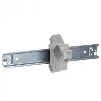 EFB Elektronik držák keystone modulu 1-port, pro DIN lištu v rozvodných krabicích, plast, bílý (RAL 9010)