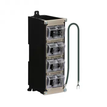 EFB Elektronik keystone rozvodné pouzdro 8-port pro DIN lištu a nástěnnou montáž, plast, světle šedé