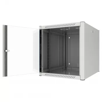EFB Elektronik 19 inch nástěnná skříň 16U hloubka 800mm předmontovaná RAL7035 (691916GR.80)