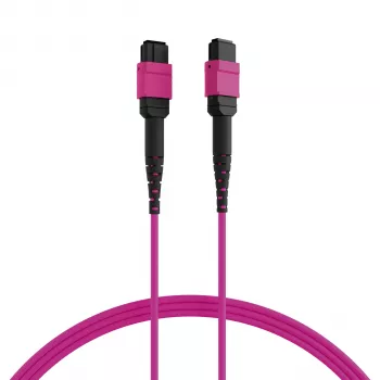 EFB ELEKTRONIK MPO-PLUS(F)-MPO-PLUS(F) patch kabel OM4 12 vláken typ B LSZH vřesově fialový 3m