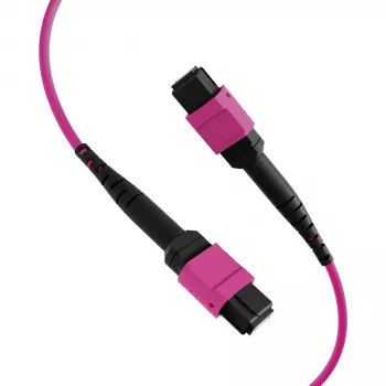 EFB ELEKTRONIK MPO-PLUS(F)-MPO-PLUS(F) patch kabel OM4 8 vláken typ B LSZH vřesově fialový 20m