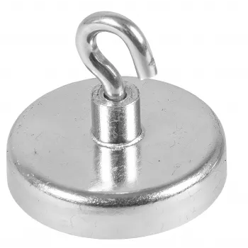 Eichner magnetický háček stříbrný, kov Ø 3,6 x 1,7 cm, 5 ks