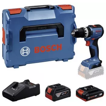 Akumulátorový příklepový vrtací šroubovák Bosch Professional GSB 18V-52 se 2 akumulátory 18V v L-BOXX (maloobchod)