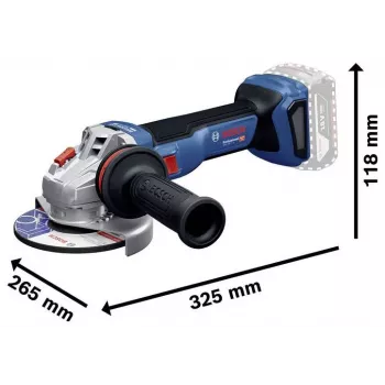 Sada nářadí BOSCH POWERTOOLS Combo Kit 18V – akumulátorový vrtačka/šroubovák, rázový utahovák, vrtací kladivo, úhlová bruska (sada 4 nástrojů)