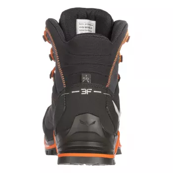 Turistické boty SALEWA MTN Trainer Mid GTX - Asphalt/Fluo Orange - UK 10.5 (EU 45)