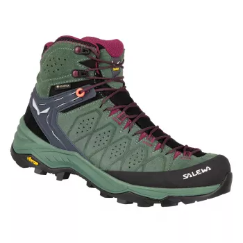 SALEWA dámské Alp Trainer 2 Mid GTX turistické boty zelená-Rhododendon UK 6.5 (EU 40)