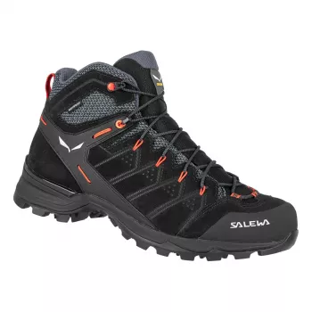Boty SALEWA Alp Mate Mid WP Black Out Fluo Orange UK 12 (47)